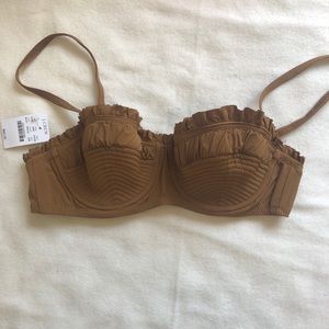 J Crew balconette underwire swim bikini top BNWT